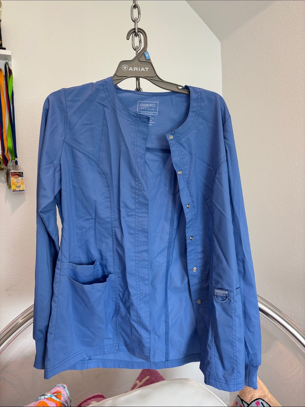 Cherokee Workwear Women's Royal Blue Utility Jacket